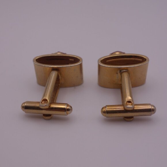 Cuff Links with Purple Stone - Picture 4 of 16